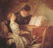 The Music Lesson (mk08) Jean Honore Fragonard